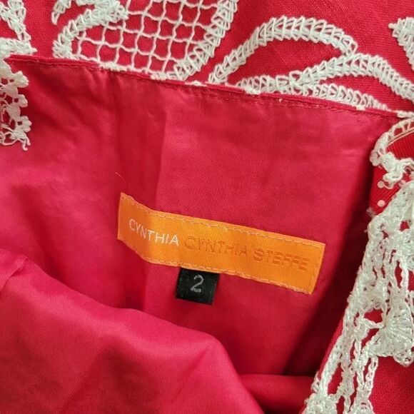 NWOT Cynthia steffe embroidered dress 2 - Picture 12 of 12